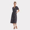 Women's Puff Short Sleeve Midi Wrap Dress - Universal Thread™ - 3 of 3