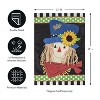 Scarecrow Friend Garden Applique Flag - 2 of 4