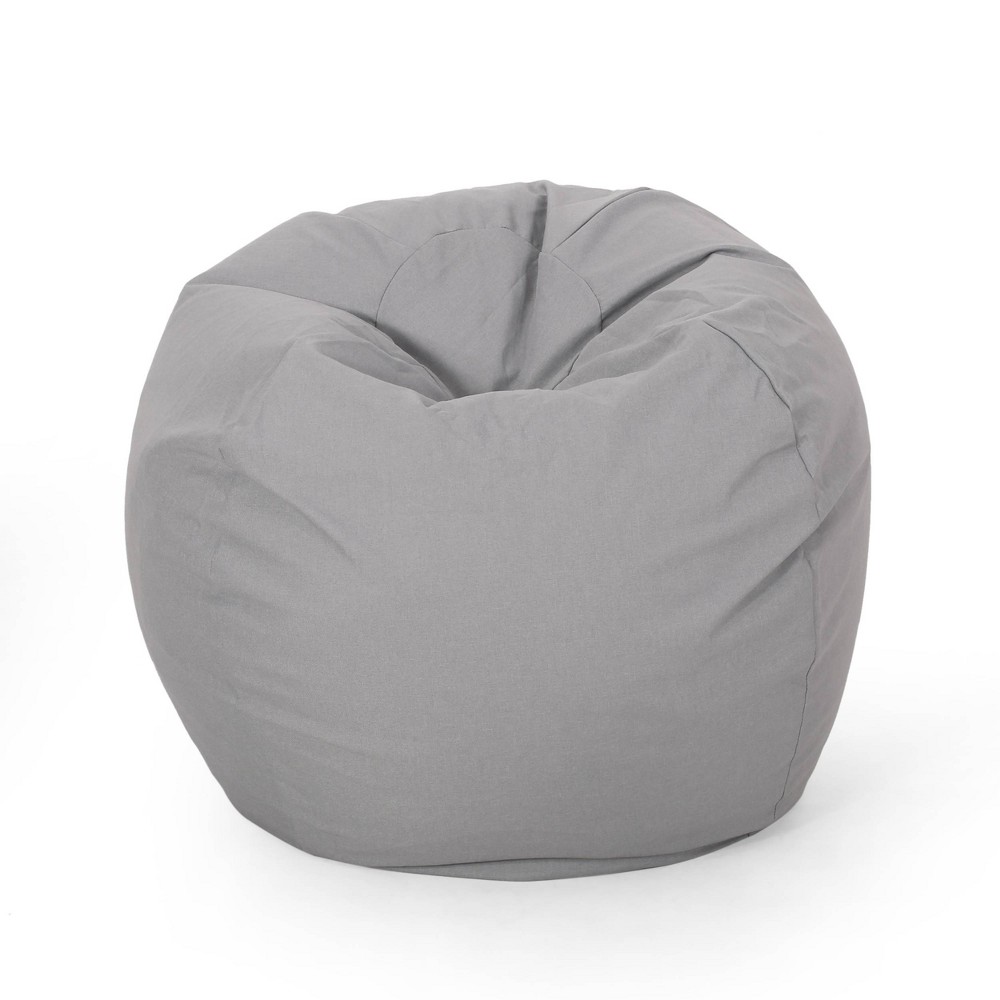 3' Chisholm Modern Bean Bag Light Gray - Christopher Knight Home