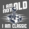 Adult Design By Humans I Am not Old I am Classic By nerdycorner Sweatshirt - 2 of 2