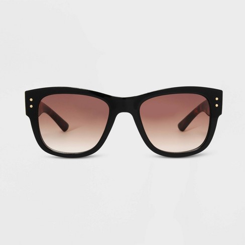 Women's Shiny Plastic Square Sunglasses - Universal Thread™ - image 1 of 2