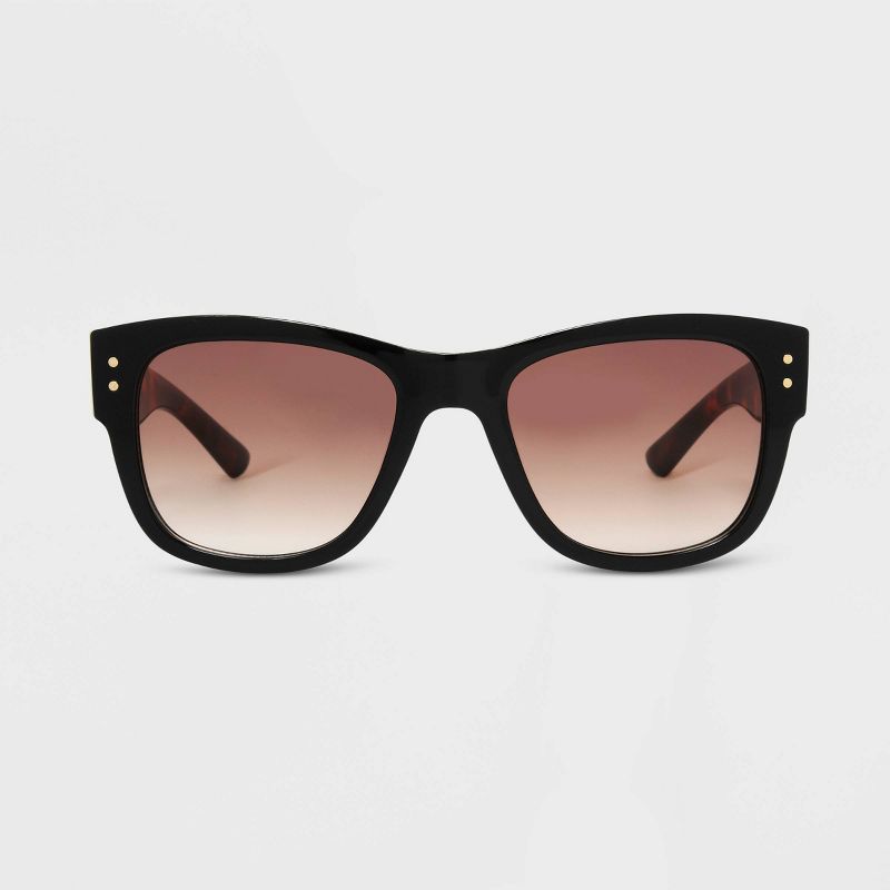 Women's Shiny Plastic Square Sunglasses - Universal Thread™, 1 of 6
