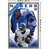 Trends International NFL New York Giants - Malik Nabers 25 Framed Wall Poster Prints - 3 of 4