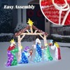 Karl Home 5FT Lighted 2D Nativity Scene Outdoor Christmas Decorations - 3 of 4