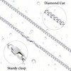 3.5mm Cuban Link Chains Stainless Steel Necklace, 20 Inch Simple and Fashionable, Suitable for Daily Wear - 4 of 4