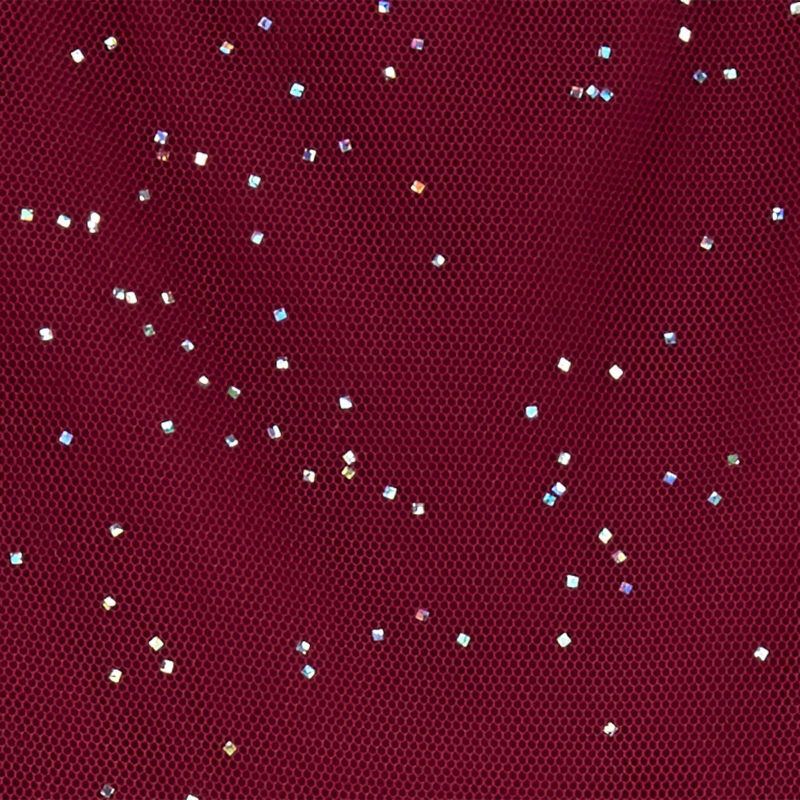 Carter's Just One You® Baby Girls' Glitter Dress - Burgundy, 6 of 11