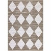 Modern Geometric Area Rug - Machine Washable Non-Skid Stain Resistant Low Pile Carpet for Living Room Bedroom Dining Room - 3 of 4