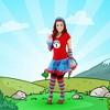 Dr. Seuss Thing 1 & 2 Tutu Dress Costume Adult - 2 of 4