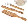 RSVP International Danish Dough Whisk, Olive Wood, 11-Inch - 3 of 4
