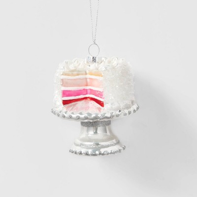 Layered Cake Glass Christmas Tree Ornament - Wondershop™