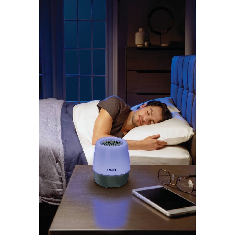 HoMedics Night Light and Portable Sound Machine, Rechargeable SoundSpa with 6 Soothing Sounds, 6 of 11