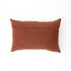 CAVINAS Linen Embroidered Lumbar Pillow,Floral Throw Pillows with Hand-Stitched Desig,Natural Decorative Pillows for Couch with Classic Appeal - 4 of 4