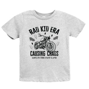 Rad Kid Era Causing Chaos - Youth Short Sleeve Graphic T-Shirt and Toddler Short Sleeve Graphic T-Shirt - 1 of 3