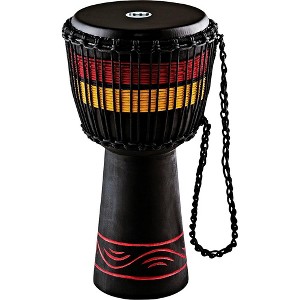 MEINL African Style Fire Rhythm Series Rope Tuned Wood Djembe - 1 of 4