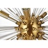Elegant Lighting Sienna 32 inch crystal rod pendant in gold - 4 of 4