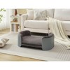 Cesicia Scandinavian style Cat Couch Bed, Elevated Cat Beds with Removable Mattress Cover, for Kitty, Puppy or Small Animal - 4 of 4