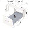 Twin Murphy Bed with Adjustable Foldable Desk Built-in Cushion for Small Spaces and Guest Rooms-3irtyhousy - 4 of 4