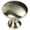 Brushed Nickel Round Mushroom Knob, Steel, 10 Pack - 2 of 4