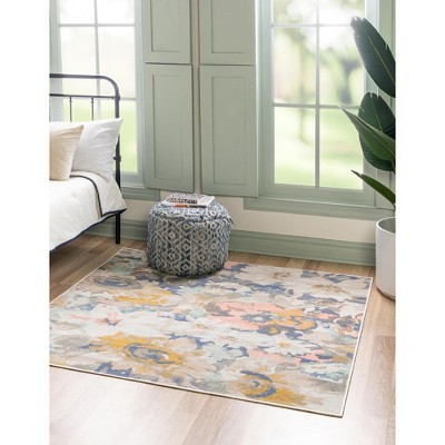 Unique Loom    Lotus Nymphaea Area Rug