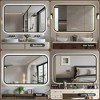 QingMoon Bathroom Mirror, Wall Mounted Vanity Mirror with Defogging, Temperature Display, Aluminum Alloy Frame and High-Definition Tempered Glass - 2 of 4