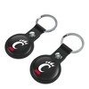Keyscaper NCAA Big 12 Universities Insignia Black Airtag Holder 2-Pack - 2 of 4