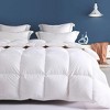 APSMILE Organic Feathers Down Comforter, 100% Cotton All Season Duvet Insert, Fluffy Medium Warm Bed Comforter - 2 of 4
