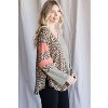 Women's Leopard Print Color Block Top - Jodifl - 3 of 4