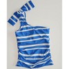 Capri Stripe One-Shoulder Tankini Top - 2 of 4