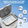 Electric Cooler and Warmer w/ Handle, 35QT (33 L) Portable Thermoelectric Fridge, 110V AC & 12V Adapter 32-131℉ Car Fridge Cooler for Camping - 3 of 4