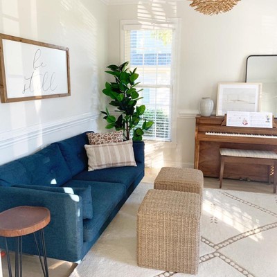 Cedar Hills Plush Geo Print Rug Cream - Threshold™ Designed With Studio ...