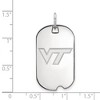 Black Bow Jewelry 14k White Gold Virginia Tech Hokies NCAA Pendant - 2 of 3