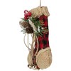 Northlight 5.75" Red Plaid and Burlap Christmas Stocking Ornament - 4 of 4