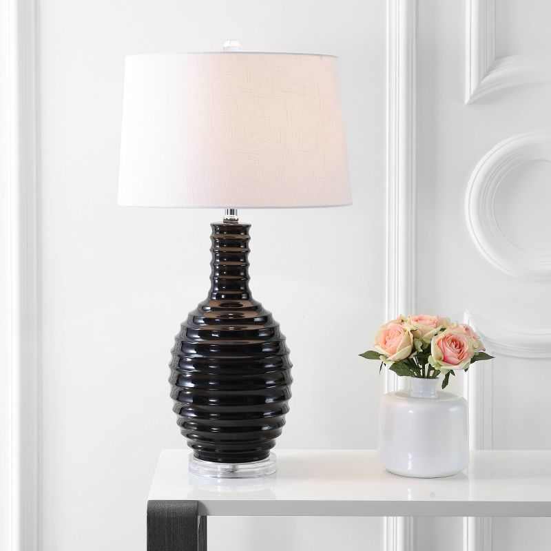 29.5" Ceramic Dylan Table Lamp (Includes Energy Efficient Light Bulb) - JONATHAN Y, 3 of 6