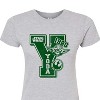 Women's - Star Wars - Yoda Letterman Fitted Graphic T-Shirt - 2 of 3