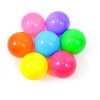 JuzToys [Phthalate Free] 100pcs Plastic Balls for Ball Pit – Crush Proof Ball Pit Balls for Kids, 7 Vibrant Colors Play Balls for Toddlers - 2 of 4