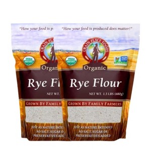 Grain Place Foods 1.5 lb Organic Rye Flour - Pack of 2 - 1 of 4
