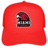 Miami University (Oh) Primary Logo Foam Trucker Cap Red Os - 2 of 4