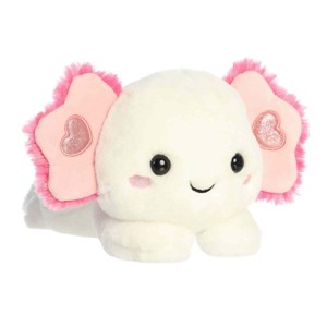 Aurora Medium Anna Axolotl Too Cute Playful Stuffed Animal White 9.5" - 1 of 4