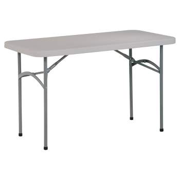 Table pliante Omega stratifiée ép. 21mm chant polypropylène 1/2 ronde ø 140  cm