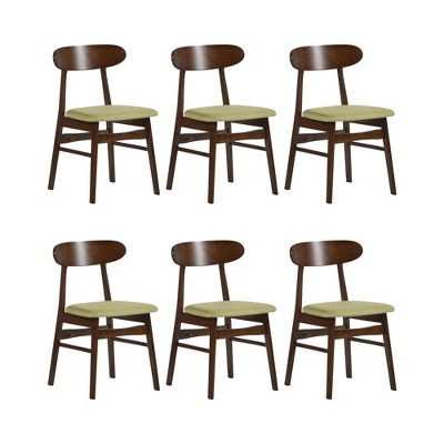 New Classic Furniture, Morocco Green Solid Wood Dining Chair (Set of 6)