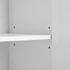 Floor Storage Cabinet, Double Door Freestanding Bathroom Storage Unit with Adjustable Shelves, Whit - 4 of 4
