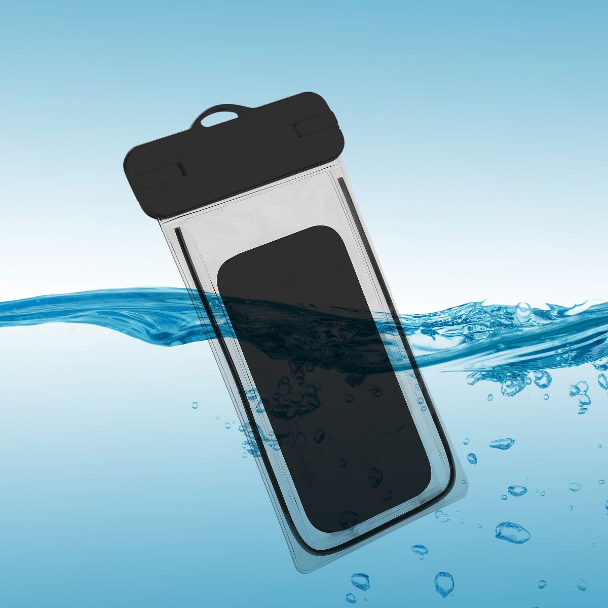 Unique Bargains Luminous Mobile Waterproof Bag 4.92"x9.65" 2 Pcs - thumbnail 4