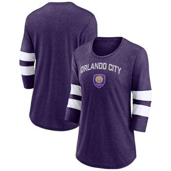 MLS Orlando City SC Women's 3/4 Sleeve Tri-Blend T-Shirt