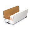 Bankers Box LIBERTY Check and Form Boxes, 6.25" x 24" x 4.5", White/Blue, 12/Carton - 2 of 4