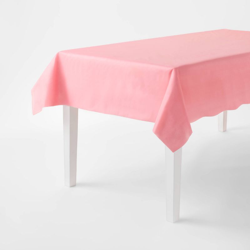 Light Pink Rectangular Table Cover - Spritz&#8482;, 1 of 4