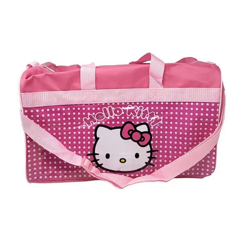 UPD inc. Sanrio Hello Kitty Pink Duffle Bag | 18" x 10" x 11", 2 of 5