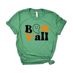 Simply Sage Market Women's Boo Y'all Short Sleeve Graphic Tee - 1 of 2