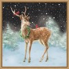Amanti Art 22"x22" Woodland Celebration III Black by Danhui Nai Framed Canvas Wall Art Print - 4 of 4