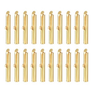 Unique Bargains Tube Ball Bead Slide on End Clasps for Multi-Strand DIY Craft Making 100 Pcs - 1 of 3