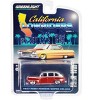 1947 Ford Fordor Super Deluxe Lowrider Red and Silver Metallic "California Lowriders" 1/64 Diecast Model Car by Greenlight - 3 of 3